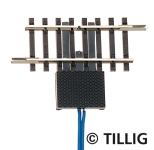 Tillig 83156 - TT Unterbrechergleis 41,5 mm einseitig getrennt, mit zwei getrennten Anschlüssen